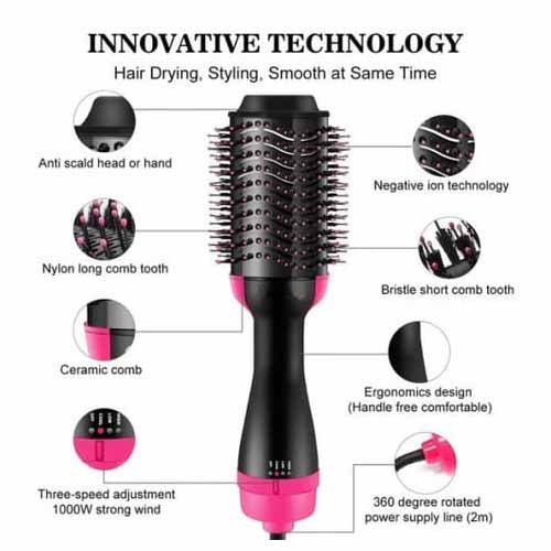 One step hair dryer brush best sale