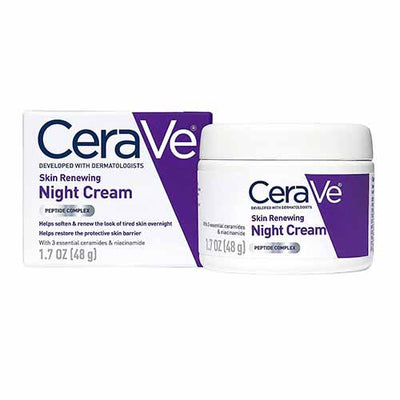 CeraVe Skin Renewing Night Cream (48g) - Your Overnight Skin Reset