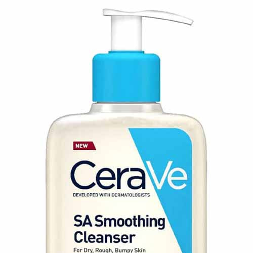 CeraVe SA Smoothing Cleanser (236ml) : Gentle Exfoliation for Smooth, Bumpy Skin