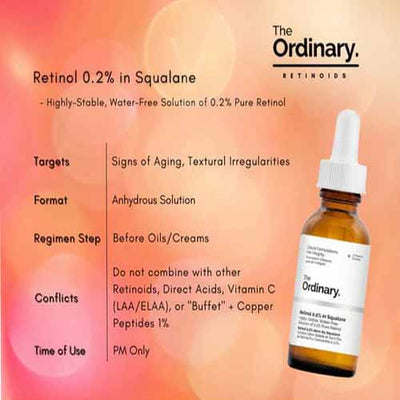 The Ordinary Retinol 0.2% in Squalane (30ml)