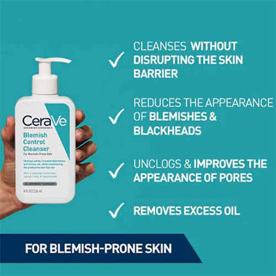 CeraVe Blemish Control Cleanser (236ml) - Clear Skin Starts Here